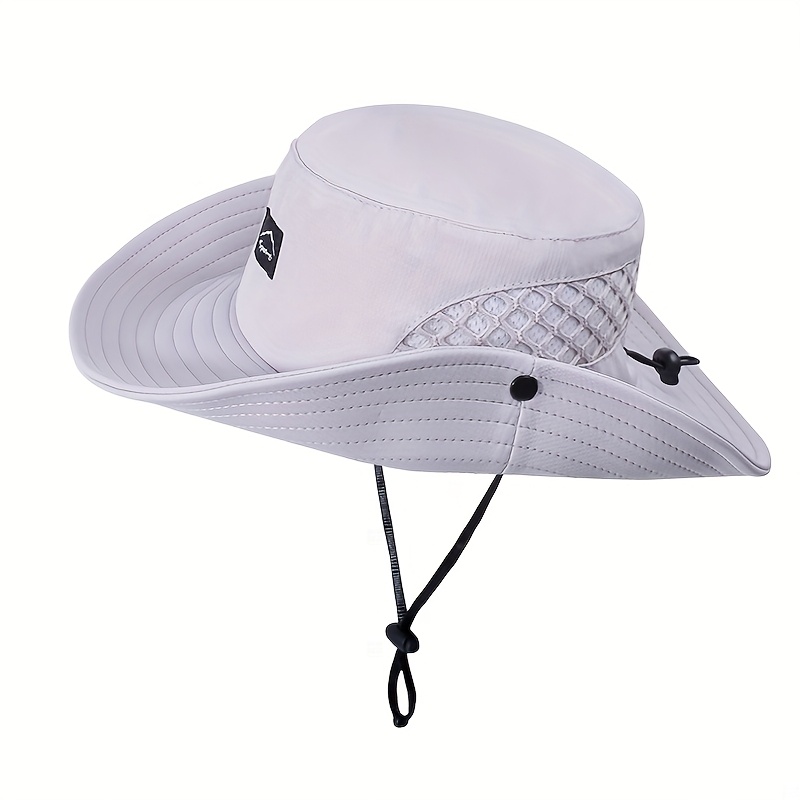 Summer Men's Breathable Sun Hat Outdoor Fishing Hat Large Brim Basin Hat Mountaineering Sunscreen Fisherman Hat Cross-border - Image 7