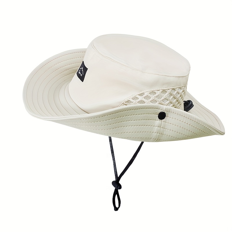 Summer Men's Breathable Sun Hat Outdoor Fishing Hat Large Brim Basin Hat Mountaineering Sunscreen Fisherman Hat Cross-border - Image 9