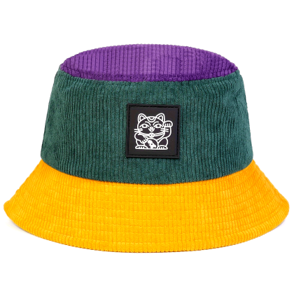1pc Men'S Cat Fisherman'S Hat Fashionable Barrel Hat Outdoor Leisure Hat Suitable for Spring And Autumn Travel Seaside Party