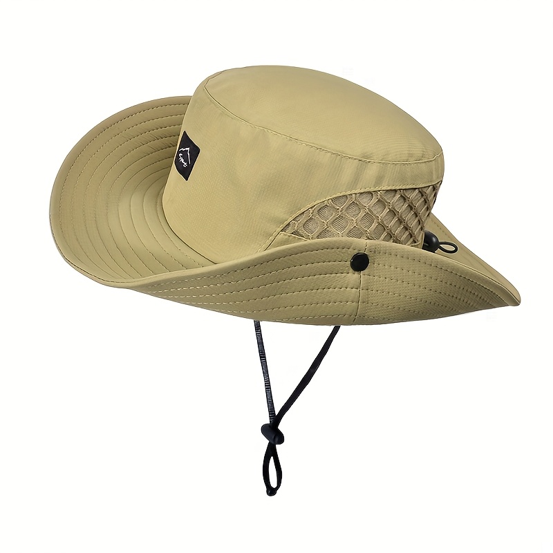 Summer Men's Breathable Sun Hat Outdoor Fishing Hat Large Brim Basin Hat Mountaineering Sunscreen Fisherman Hat Cross-border - Image 13
