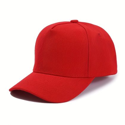 Baseball Cap, Duckbill Cap, Matte Blue-green Panel Baseball Cap, Versatile Casual Duckbill Cap, Outdoor Sports Sun Hat That Makes the Face Appear Smaller, Multiple Colors Available, Adjustable Size, Suitable for Outdoor Sports and Daily Wear